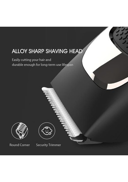 Sharp 3s Saç Kesici USB Hızlı Şarjlı Elektrikli Kesim (Yurt Dışından)