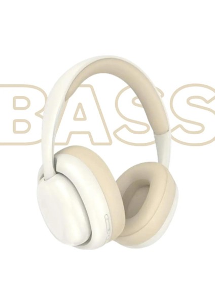 Kulak Üstü Extra Bass A+ Bluetooth 5.1 Kulaklık Tf Kart Aux 3.5mm Ayarlanabilir Boyut Hafif Yumuşak