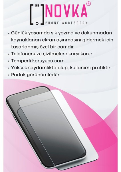 Xiaomi Redmi Note 9 Uyumlu Temperli Ekran Koruyucu Cam