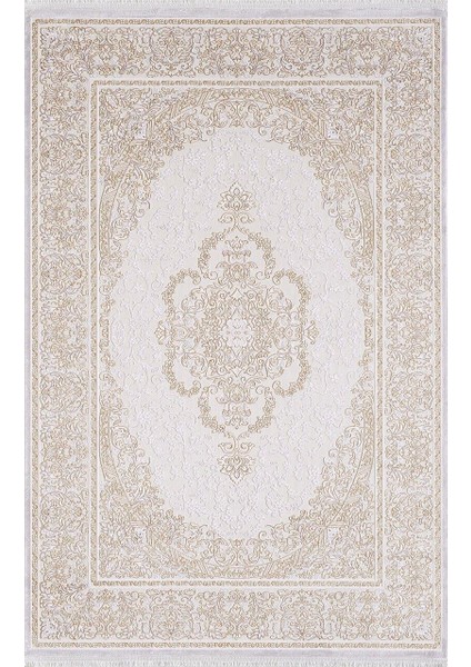 Dream 09706d Gri Gold Klasik Bambu Halı
