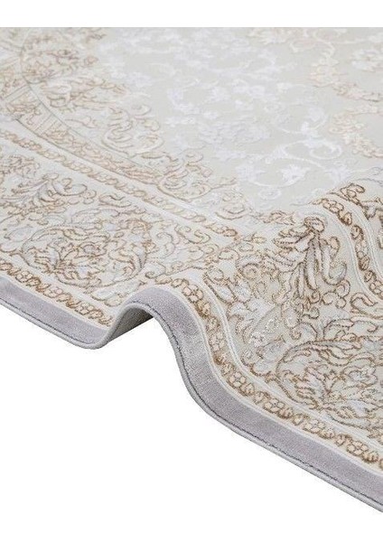 Dream 09706d Gri Gold Klasik Bambu Halı modelleri