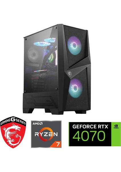 12GB RTX4070 – Gaming Pc Ddr5 -Ryzen 7 7800X3D – 32GB Ddr5 Ram – 1 Tb M.2 SSD – Sıvı Sogutmalı