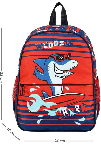 Köpek Balığı Desenli Anaokulu Kreş Sırt Çantası 24114