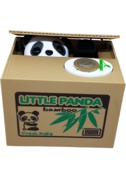 Sevimli Panda Kumbara ile Para Biriktirme Eğlencesi, Renkli Konfeti Süsüyle Keyifli Anlar
