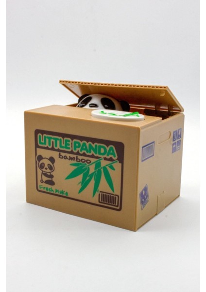 Sevimli Panda Kumbara ile Para Biriktirme Eğlencesi, Renkli Konfeti Süsüyle Keyifli Anlar modelleri