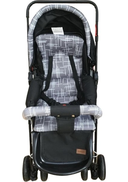 Vav Baby Dual Comfort Line Çift Yönlü Bebek Arabası Siyah