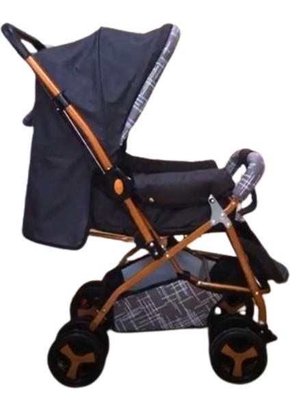 Vav Baby Dual Comfort Line Çift Yönlü Bebek Arabası Gri-Gold