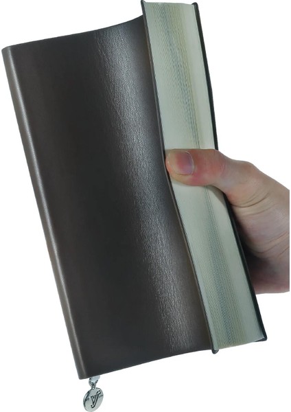 Smyth Flexy Siyah Esnek Kapak Vegan Deri Defter A5 14 8 x 21 cm Çizgili 384 Sayfa