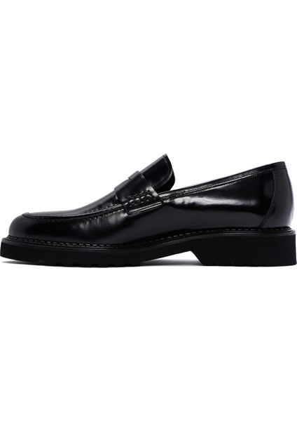 Erkek Siyah Casual Loafer 24WFD704322