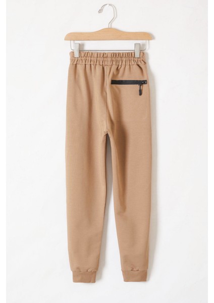 Krem Fermuar Cepli Kız Çocuk Okul Eşofman Altı 19198 indirimleri