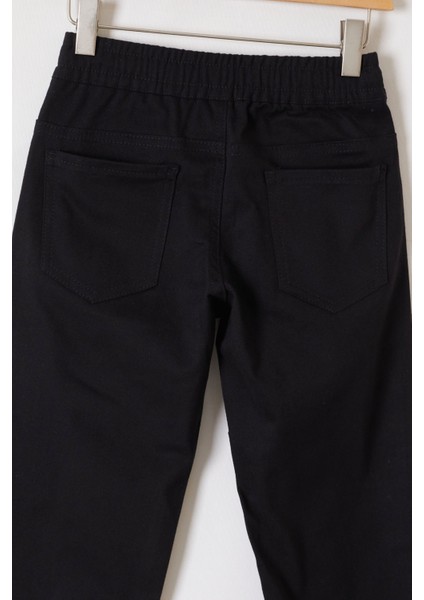 Siyah Beli Lastikli Basic Çocuk Okul Pantolonu 19167 fiyatları