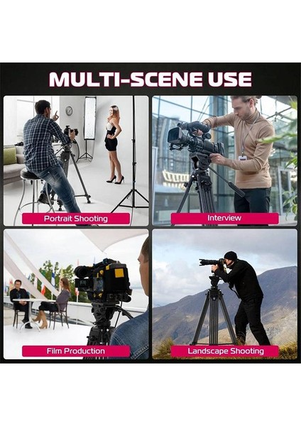Mt-81 Alüminyum 360° Ball Head Kafa Video Tripod indirimleri