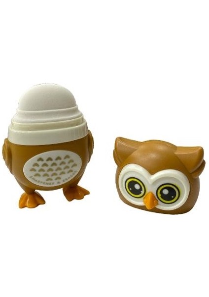 BUBU Silgili Kalemtıraş Baykuş Desenli 851596111 fiyatları