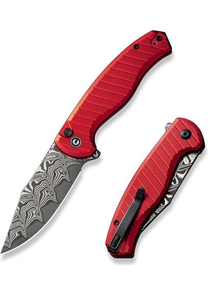 Stormhowl Aluminum Milled Red Damascus Çakı fiyatları