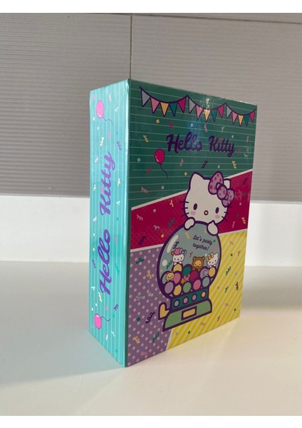 Hello Kitty Kitap Görünümlü Kilitlenebilir Gizli Kasa Pembe Şekerli Lisanslı