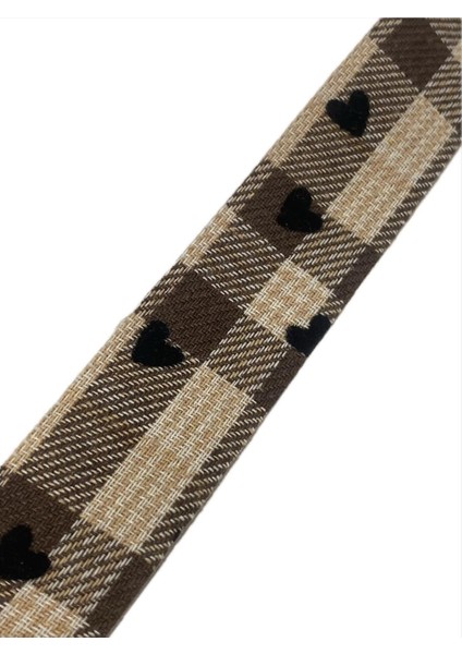 Ekose Desenli Kurdele 24mm X 10 Metre (Model 1)