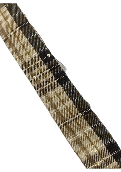 Ekose Desenli Kurdele 24mm X 10 Metre (Model 2)