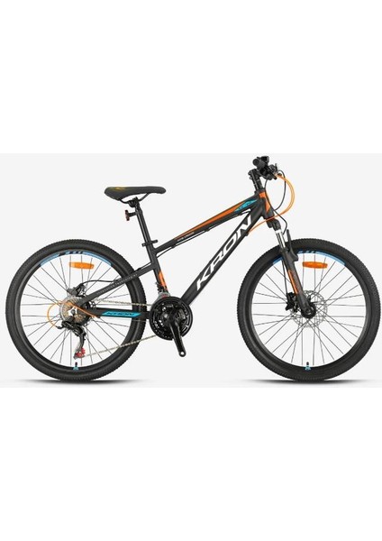 Xc 75 - 24" Mtb - 13' - 21 Vites - M.dısc - Mat Siyah-Beyaz/neon Turuncu/mavi