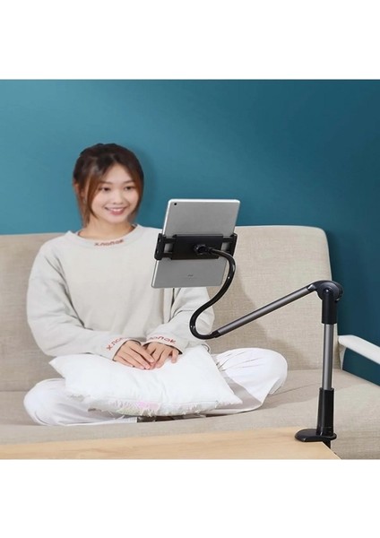 12.9" Esnek Uzun Kollu Ayarlanabilir Masaüstü Tablet ve Telefon Tutucu fiyatları