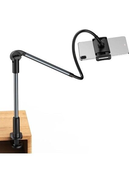 12.9" Esnek Uzun Kollu Ayarlanabilir Masaüstü Tablet ve Telefon Tutucu
