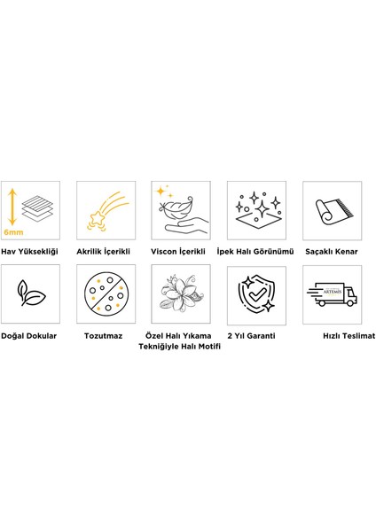 Dream 09705d Krem Gri Klasik Bambu Halı modelleri