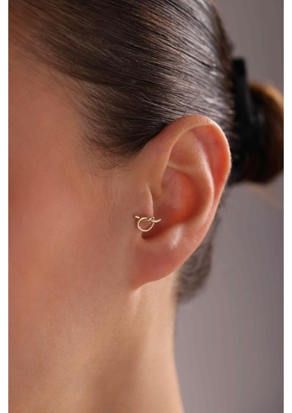 Altın Aşk Düğümü Piercing