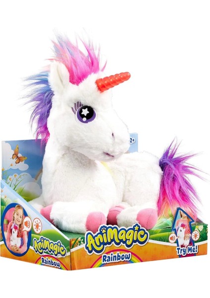 Animagic Parlayan Gökkuşağı Unicorn