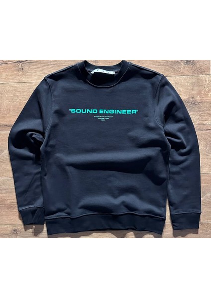 FW21 Desen Baskılı Uzun Kollu Yuvarlak Yaka Versiyon Sweatshirt OMAB001G21JER0011059