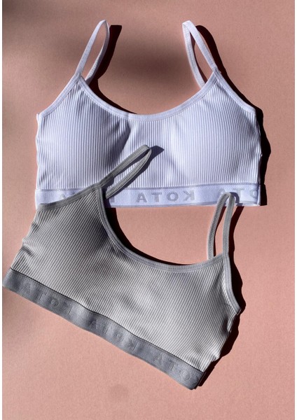 Pedli 2'li Fitilli Ince Ip Askı Pamuklu Yarım Atlet (M=70-75, L=80-85, Xl=90-95 )