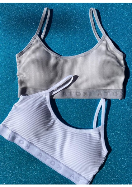 Pedli 2'li Fitilli Ince Ip Askı Pamuklu Yarım Atlet (M=70-75, L=80-85, Xl=90-95 )