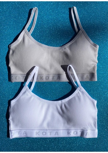 Pedli 2'li Fitilli Ince Ip Askı Pamuklu Yarım Atlet (M=70-75, L=80-85, Xl=90-95 )