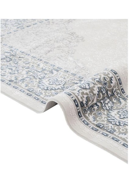 Dream 09705a Gri Mavi Klasik Bambu Halı fırsatları