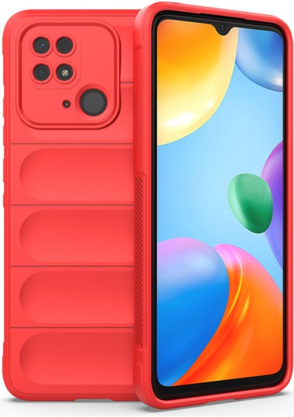 Xiaomi Poco C40 Kılıf Optimum Silikon - Kırmızı 13