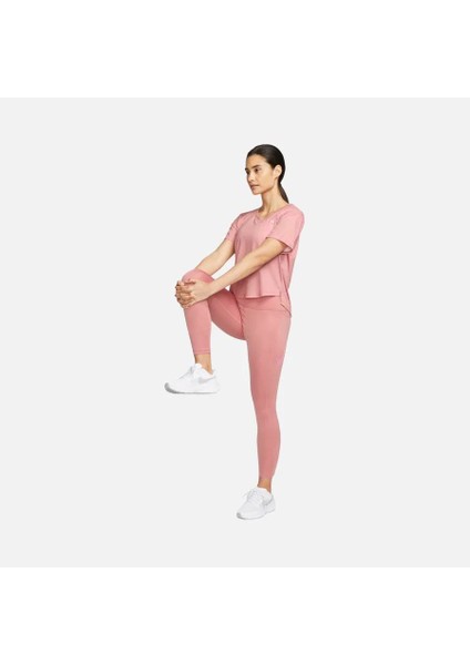 Dri-Fit Fast Mid-Rise Swoosh Hbr Graphic 7/8 Running Kadın Pempe Spor Koşu Tayt FB4656