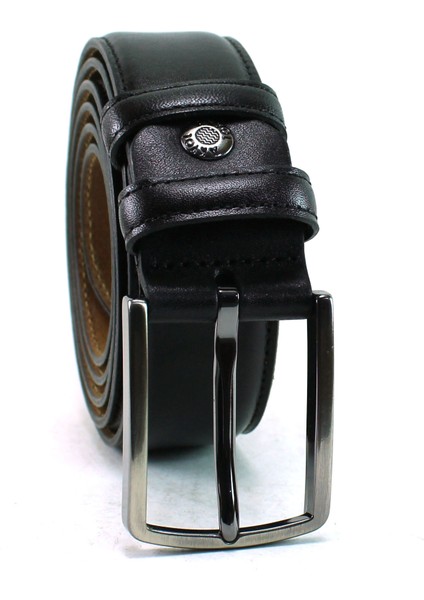 Büyük Beden Deri Kemer Siyah Klasik 83015 fırsatları