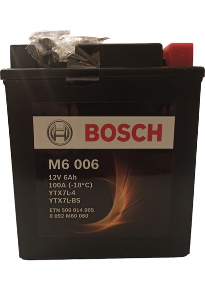 M6 YTX7L-4 - YTX7L-BS Bosch Akü