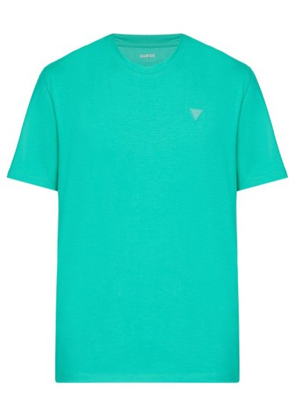 Erkek Guess T-Shirt - Su Yeşili