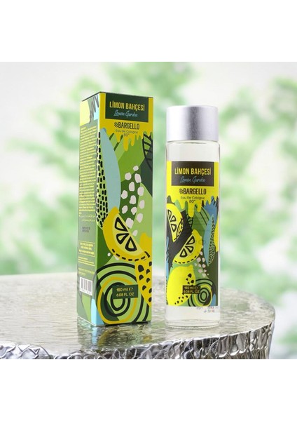 Limon Bahçesi 180 ml Cam Dökme Kapak Kolonya Edc