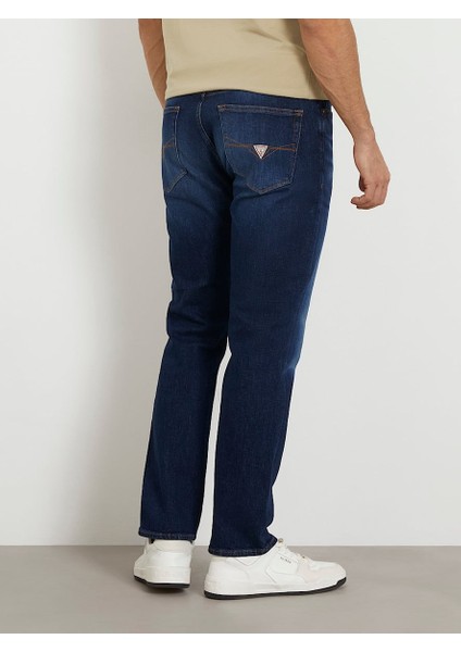 Erkek Angels Slim Jean Pantolon - Koyu Mavi