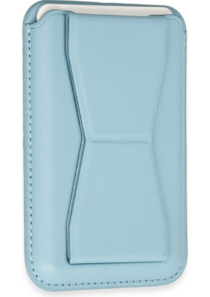 Magneticsafe Standlı Deri Kartlık - Sierra Blue 13