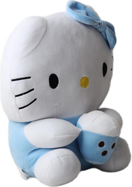 Ithal Kumaş Hello Kitty Sanrio Karakter Figür Peluş Oyuncak Oyun & Uyku Arkadaşı Büyük Boy 42 Cm.