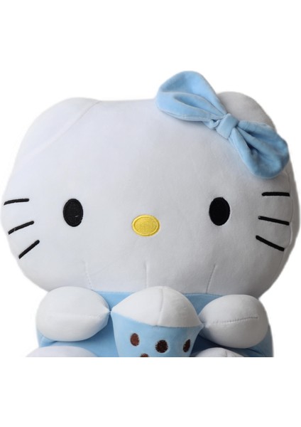 Ithal Kumaş Hello Kitty Sanrio Karakter Figür Peluş Oyuncak Oyun & Uyku Arkadaşı Büyük Boy 42 Cm.