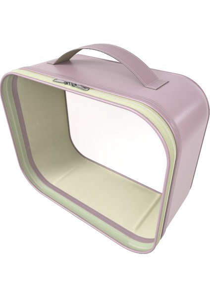 Make Up Bag Makyaj Çantası - Şeffaf Kapaklı Makyaj Organizeri