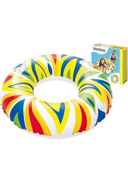 36053 Desenli Büyük Tutmalı 107 cm Deniz Simidi