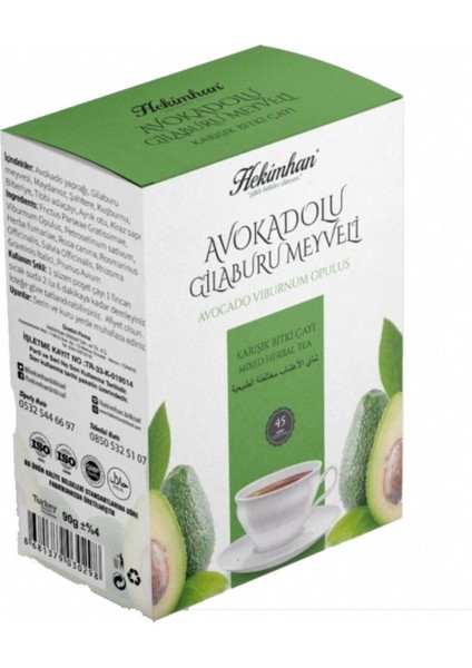 Avokadolu Gilaburu Meyveli Çay 45'li