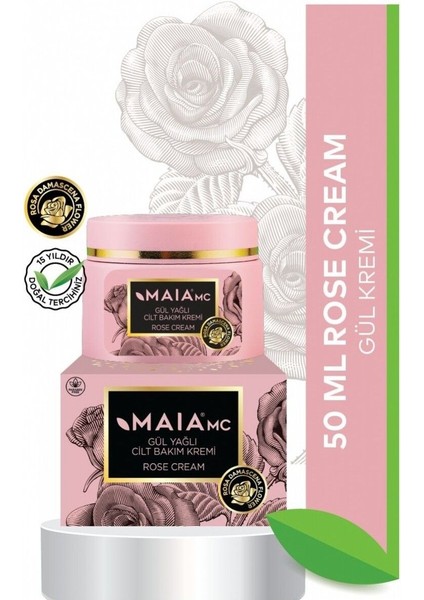 Maia Gül Yağlı Krem 50ML