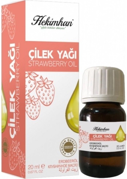 Çilek Yağı Soğuk Pres 20 ml