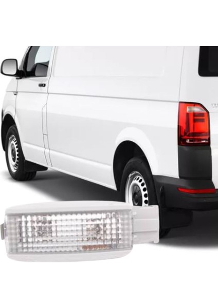 Transporter T6 2015-2019 Model Arası Uyumlu Gri Renk Güneşlik Makyaj Lambası