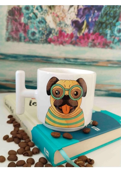 Köpek Baskılı Seramik Kupa
