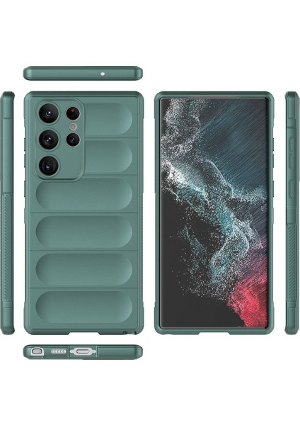 Galaxy S23 Ultra Kılıf Esnek Tpu Oyuklu Arka Yüzey Tasarımlı Etnik Silikon Kılıf modelleri